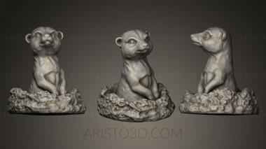 Animal figurines (STKJ_0356) 3D model for CNC machine